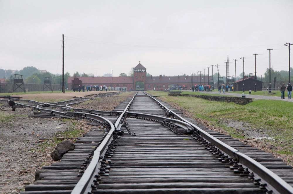 KL Auschwitz II - Birkenau scalo ferroviario al quale arrivavano i convogli dei deportati