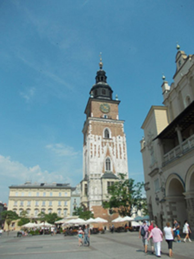 Torre del municipio a Cracovia